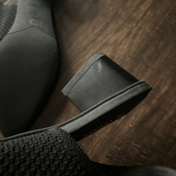 Vivaia Leah Pro Pointed-Toe Slingback Sandals Size 39 US 9 Black - Picture 4 of 9